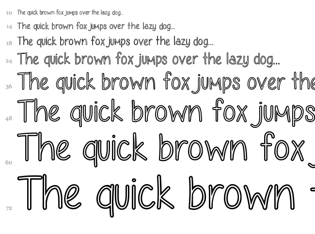 Anjelika Rose font waterfall